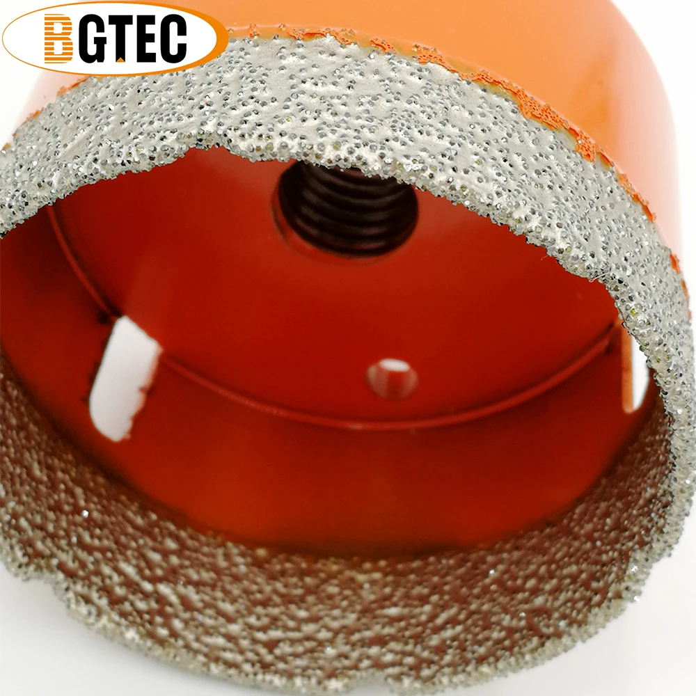 BGTEC 1 шт. 65 мм вакуумная паяная фарфоровая Керамическая Плитка сверло для гранита