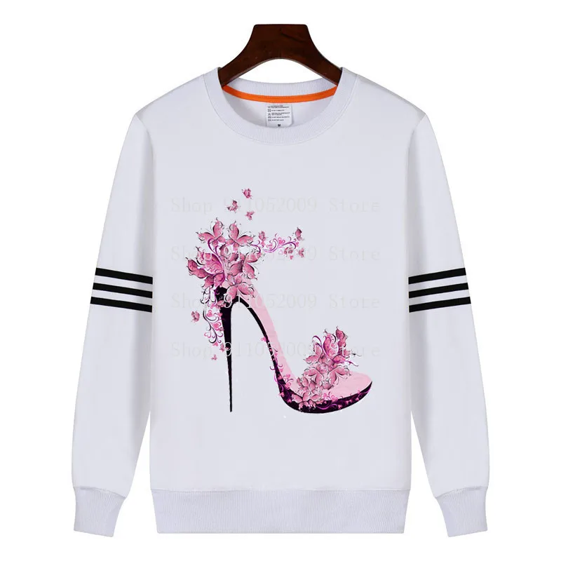 

Женская толстовка с круглым вырезом, с кристаллами, 17 узоров