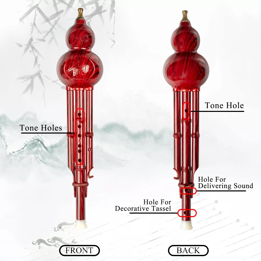 Китайская Тыква-кукубок LOMMI музыкальный инструмент с этническим ветром