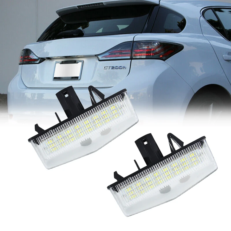 

2 шт. Canbus без ошибок, автомобильный фонарь с номером номерного знака для Toyota Rav4 RAV 4 2018 2017 2016 2015 2014 2013