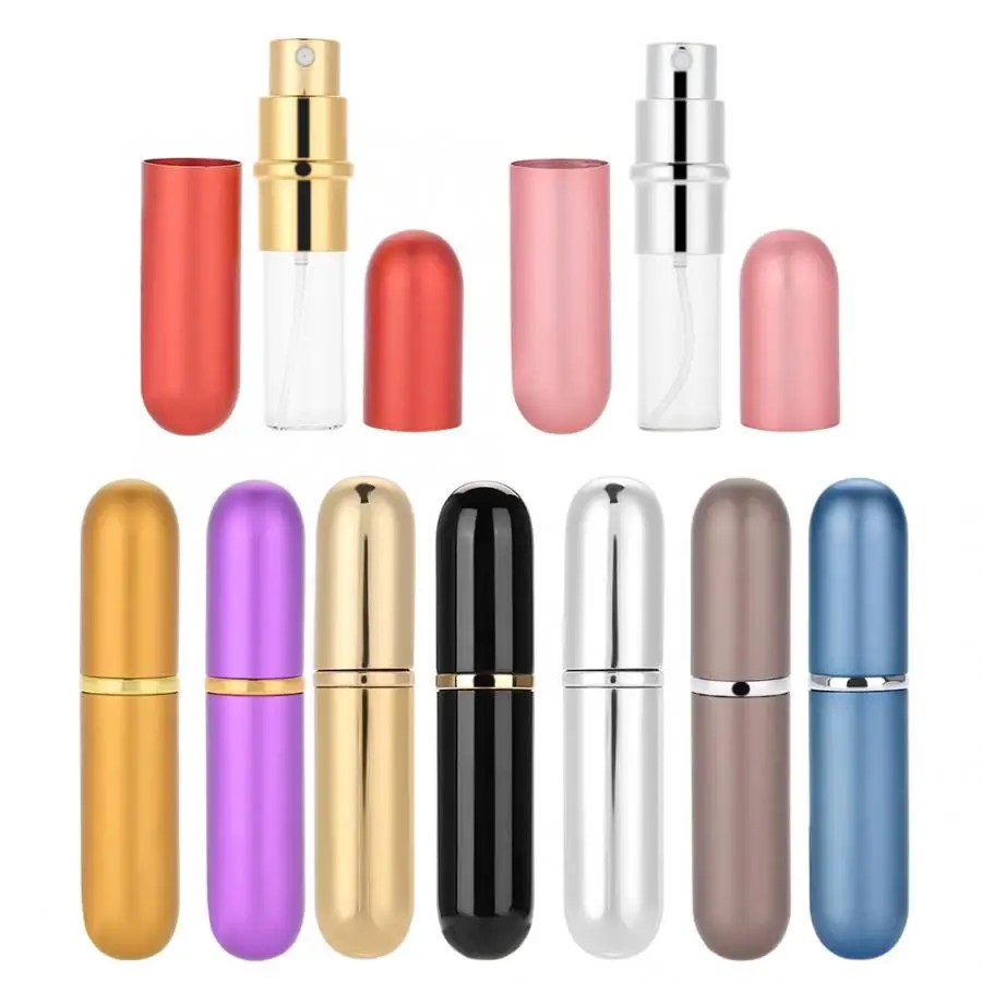 5 мл портативный мини многоразовый флакон помпа для духов пустые косметические