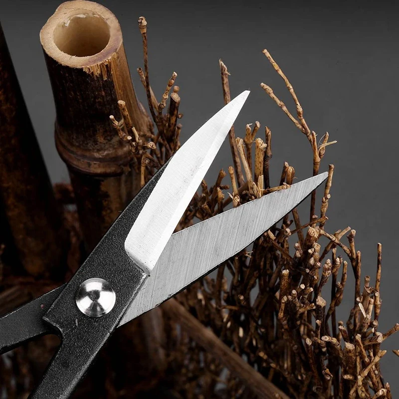 

Bonsai Scissors Long Handle Pruning Shears Stainless Steel Gardening Plant Flower Branch Shears Household Garden Trimmer