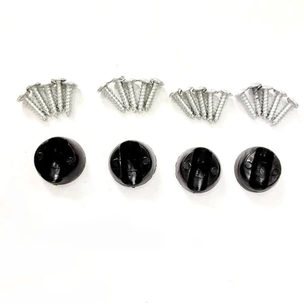 

4 Inch Size Simple Table Bracket Solid Reinforced Metal Table Leg Set U-shaped Simple Style Table Legs(Black)