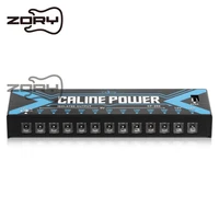 caline cp 206 truly isolated pedal power supply 12 outputs for 9v 12v 18v guitar effects with adapter and 14 cables accessories