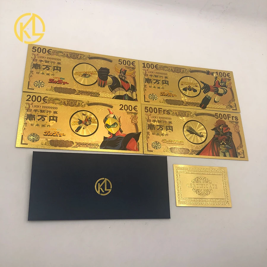 4 шт./компл. НЛО робот грендайзер Золотой албатор из японского аниме Золотая