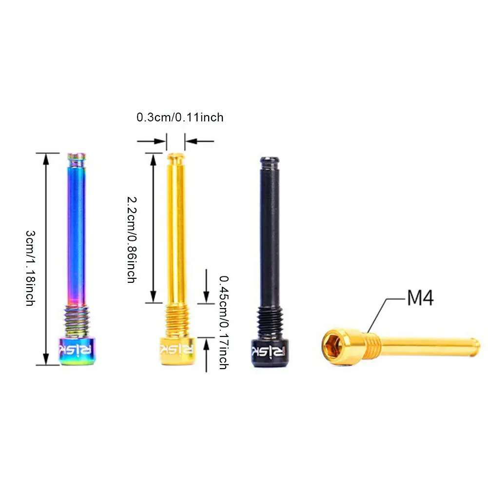 2 шт. титановые болты m4x26мм сверхлегкие велосипедные масляные дисковые Тормозные