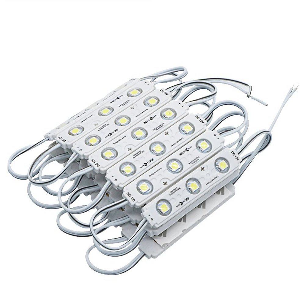 SZYOUMY впрыскиваемый светодиодный модуль с объективом 5050 SMD 3 led алюминиевая