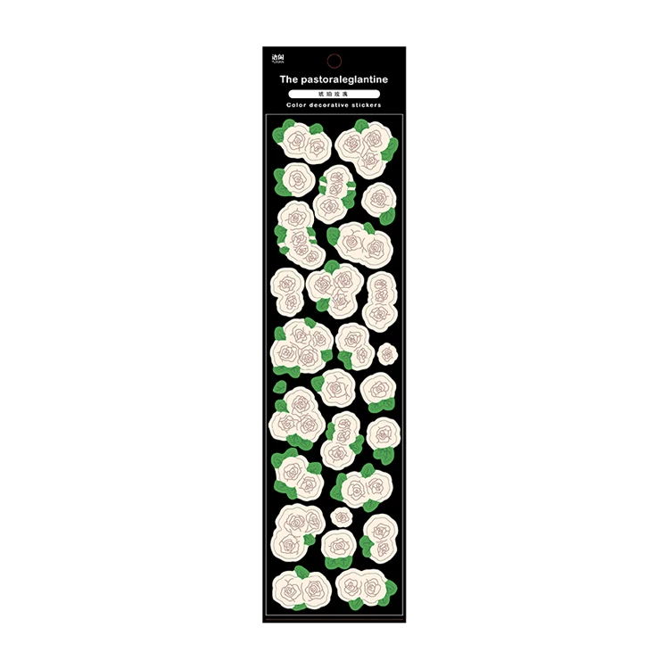 2 шт. Платье для девочек с розами в Корейском стиле наклейки Kawaii Скрапбукинг