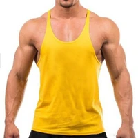 men fitness gyms tank top sleeveless shirt male breathable sports vest undershirt gyms running bodybuilding workout clothing