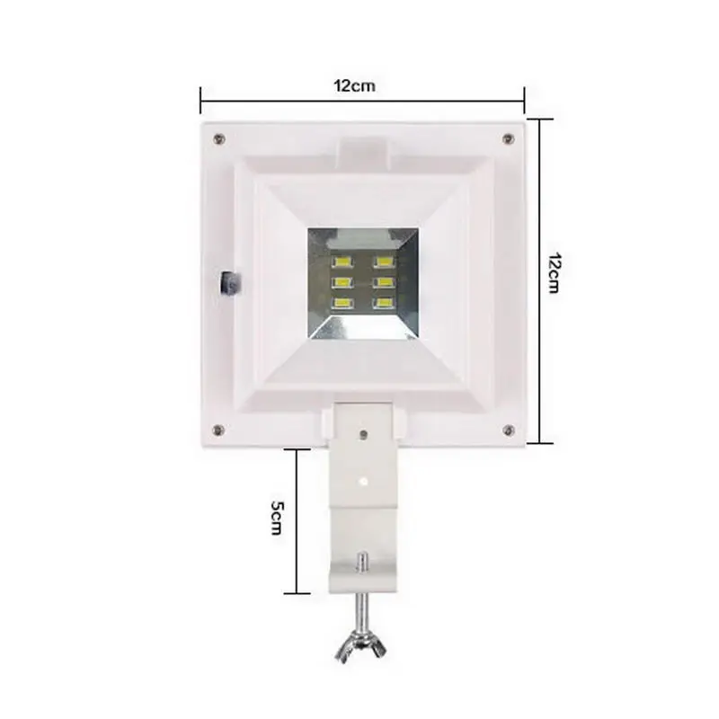 6 LED солнечный светильник Встроенный высококачественный умный чип IP65