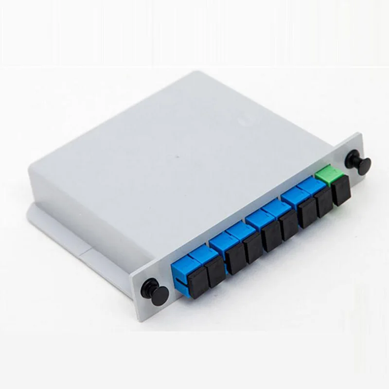 SC APC PLC 1X8 волоконно оптический разветвитель FTTH с PLC|Оптоволоконное оборудование| |