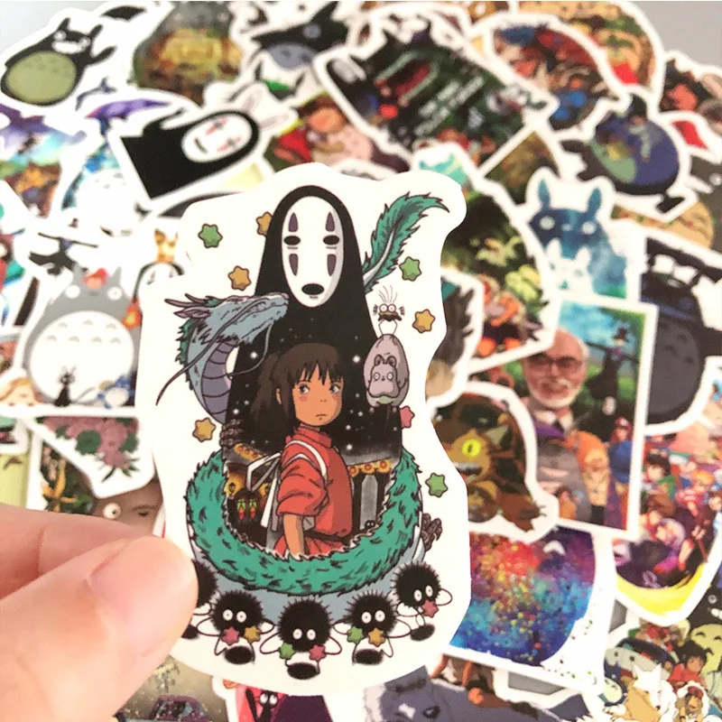 

10/50Pcs Miyazaki Hayao Series Anime Tonari No Totoro Stickers For Kid Laptop Skateboard Luggage Refrigerator Notebook Helmet