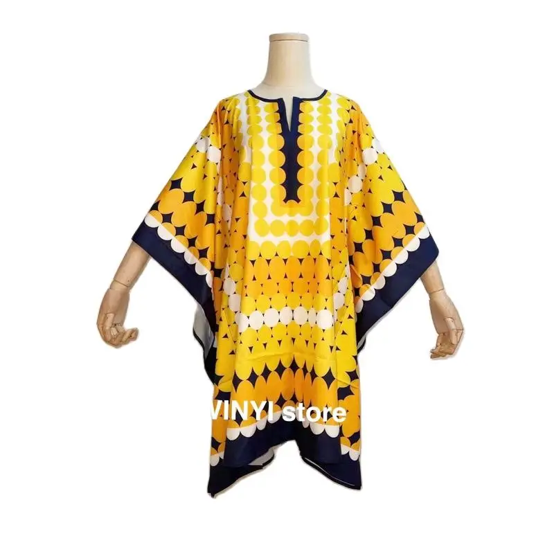 

KUWAI Bohemian Style Coconut Print Letter Shirt Woman Pullover Short Sleeve Round Collar Top Loose 2021 New Summer Fashion WINYI