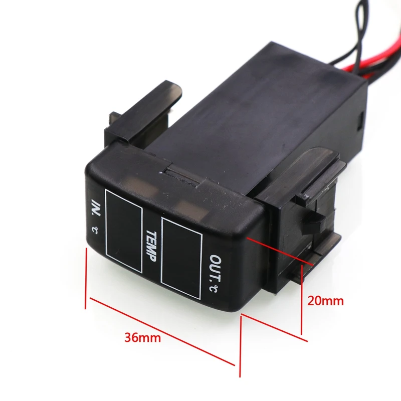 Car Internal and External Temperature Display Dual Sensor for Nissan Qashqai X-Rail Sunny NV200 Teana | Автомобили и мотоциклы