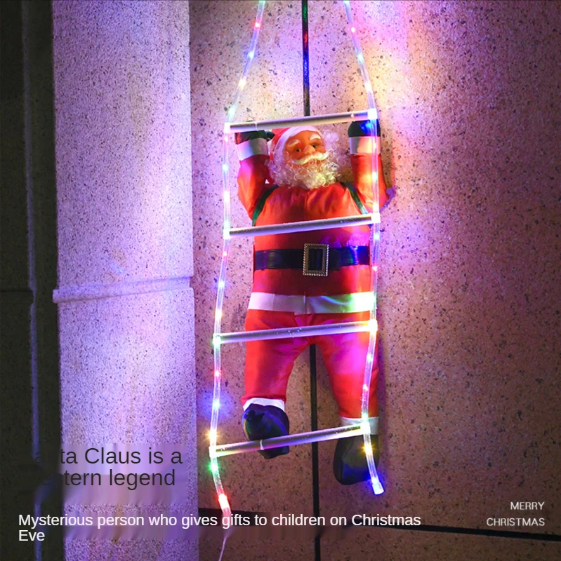 Рождественские украшения украшение для окна светодиодная лампа подъемная