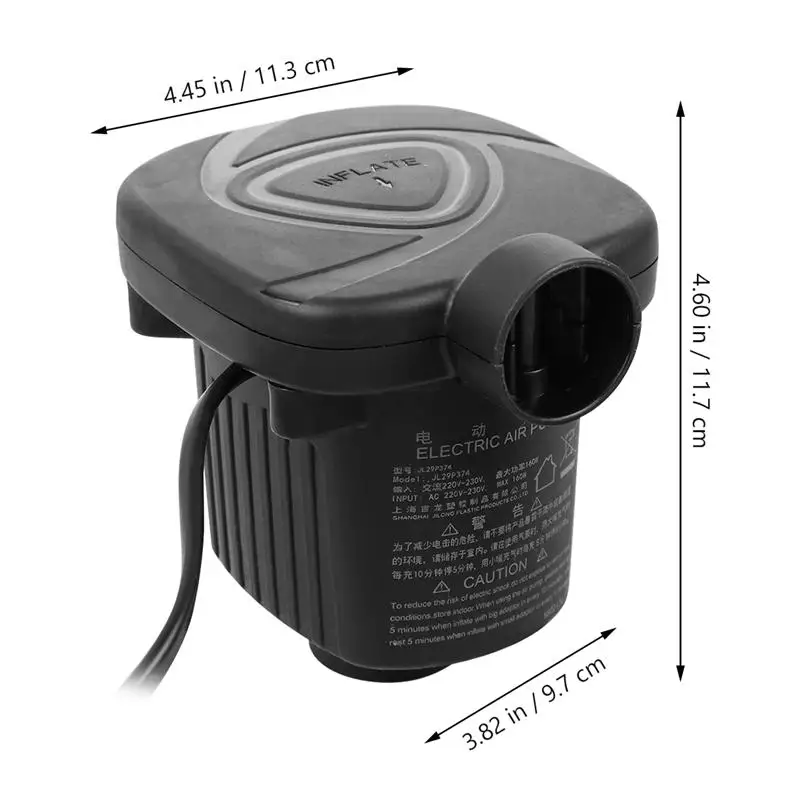 1PC Air Pump Multifunction Electric Portable Inflator for Mattress Swimming Pool |