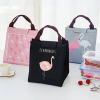 kitchenace animal flamingo kitchen insulated thermal food drink lunch box bag lunch storage container picnic travel cooler tote