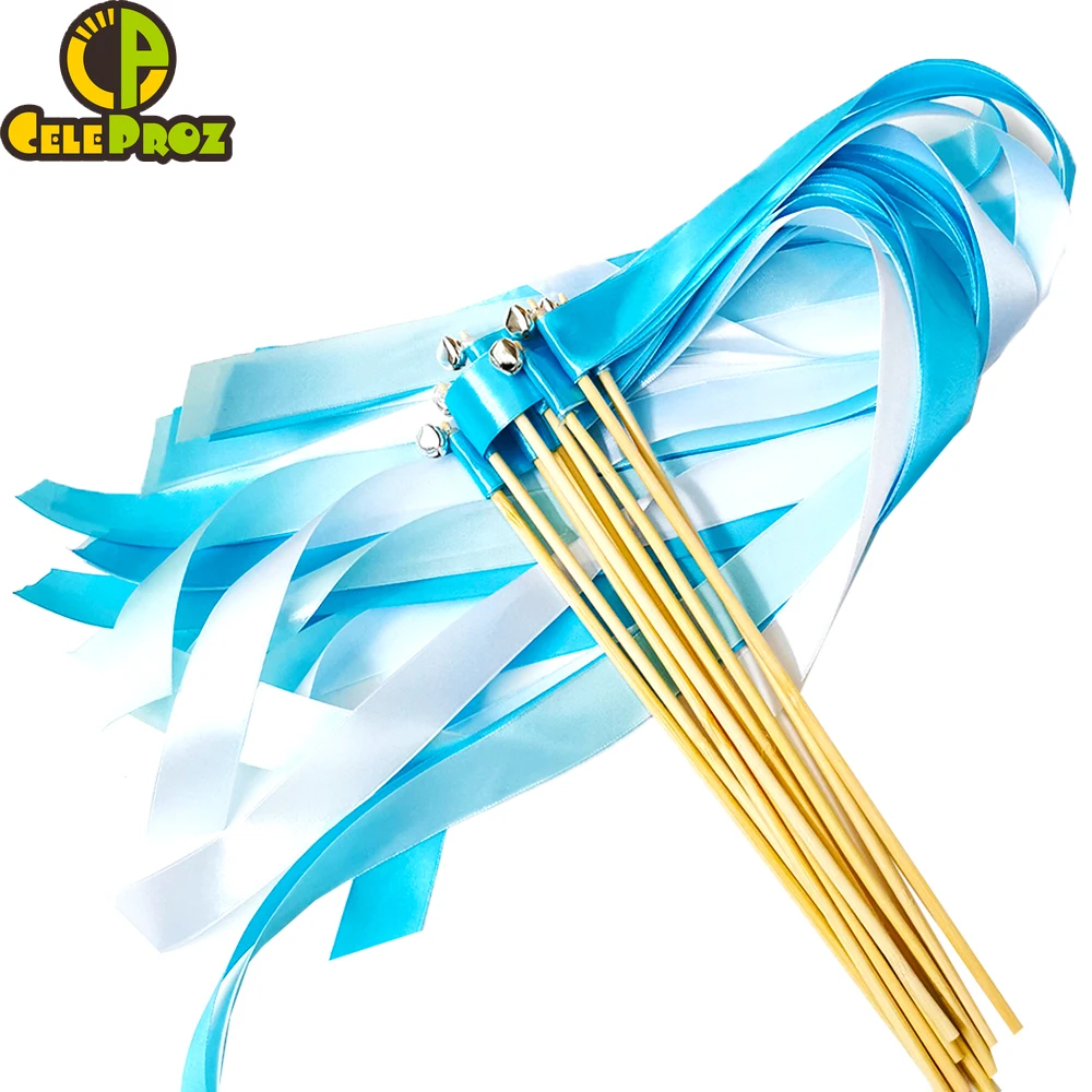 50 шт. Ленточные палочки морские синие растяжки свадебная нежная лента Сказочная