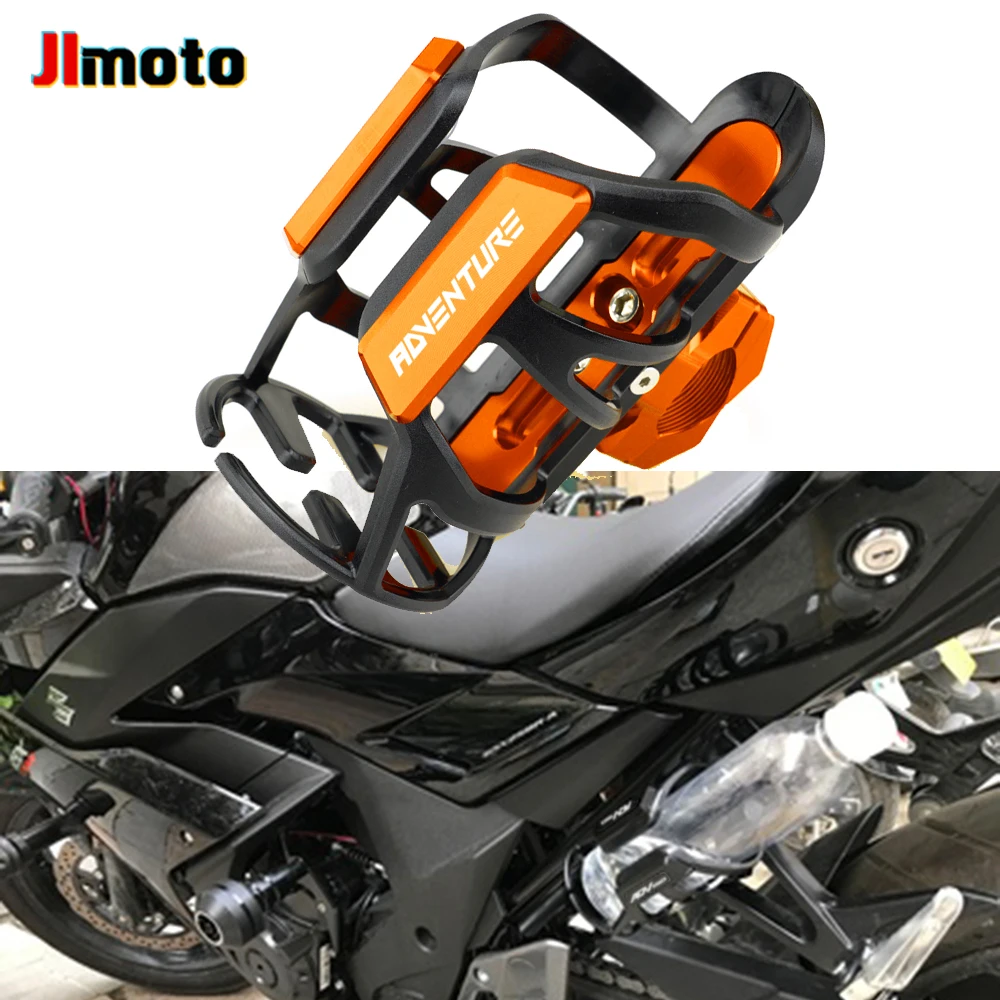 

For KTM Adventure 790 890 990 1050 1090 1190 1290 Super Adventure Adv New Beverage Water Bottle Drink Cup Handlebar Bumper Holde