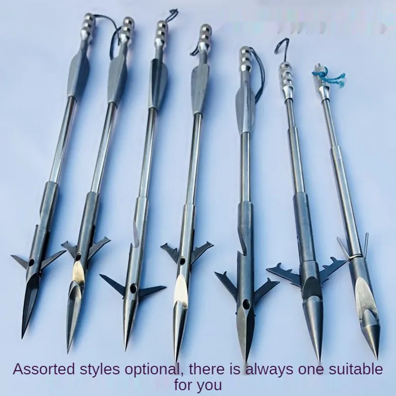 

1pcs Hunting Arrow Fishing Tips Archery Broadhead Fishing Darts for Slingshot Steel Arrowhead For Shooting Sling shot Catapult