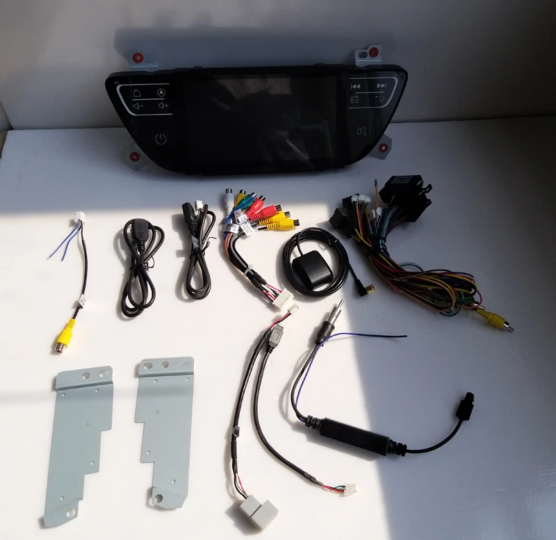 Автомагнитола с gps встроенный WiFi мультимедийный проигрыватель карта фронтальная камера микрофон для Geely Atlas 10 дюймов Android 8,1