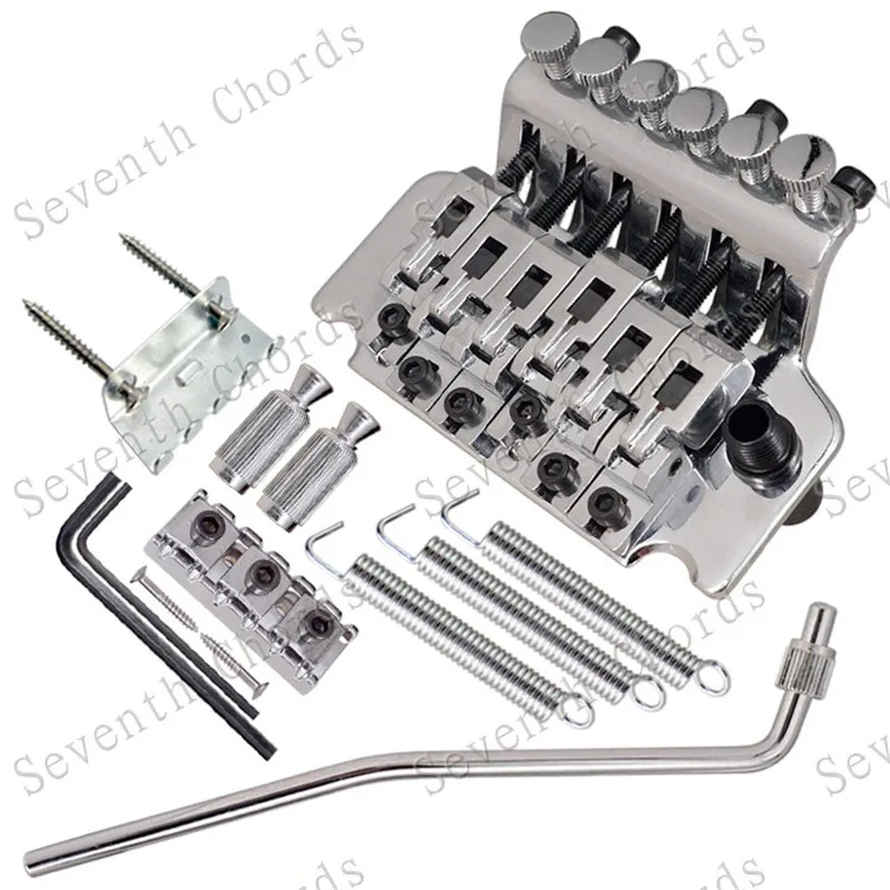 Набор левшей электрогитары мост тремоло двойная блокировка Systyem с Whammy Бар гитары