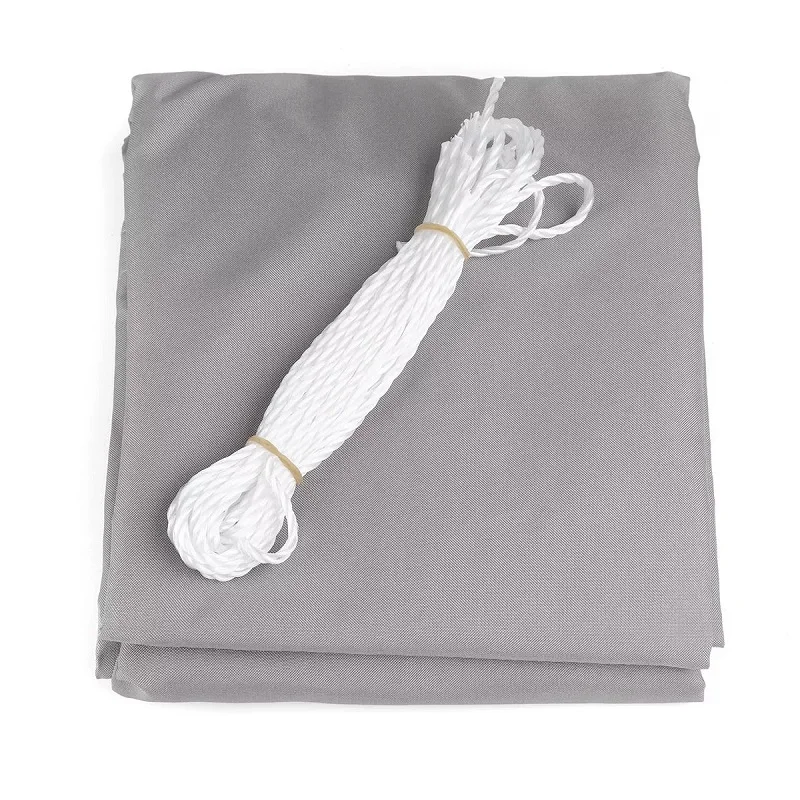 Серый 300D тенты для улицы водонепроницаемая ткань Оксфорд оттенок правый