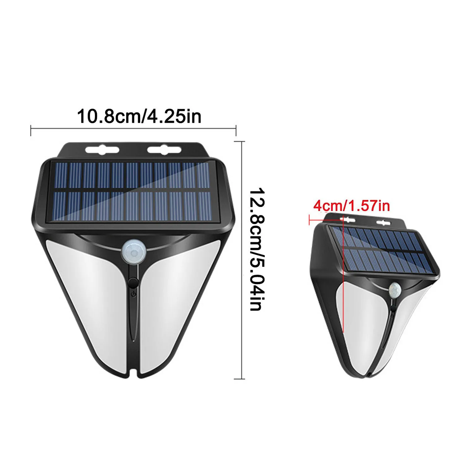 

LED Solar Light Outdoor Solar Lamp PIR Motion Sensor Wall Light Waterproof Solar Powered Sunlight for Garden Decoration#g35