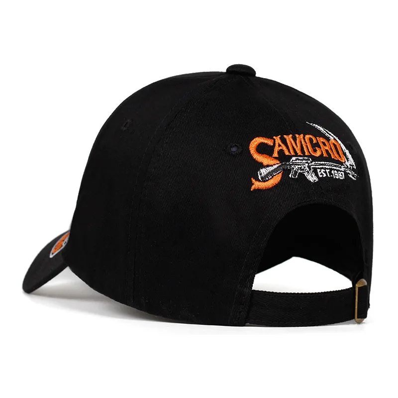 SAMCRO Baseball Cap SOA Sons of Anarchy Skull Embroidery Casual Snapback Hat Fashion High Quality Racing Motorcycle Sport hats | Аксессуары