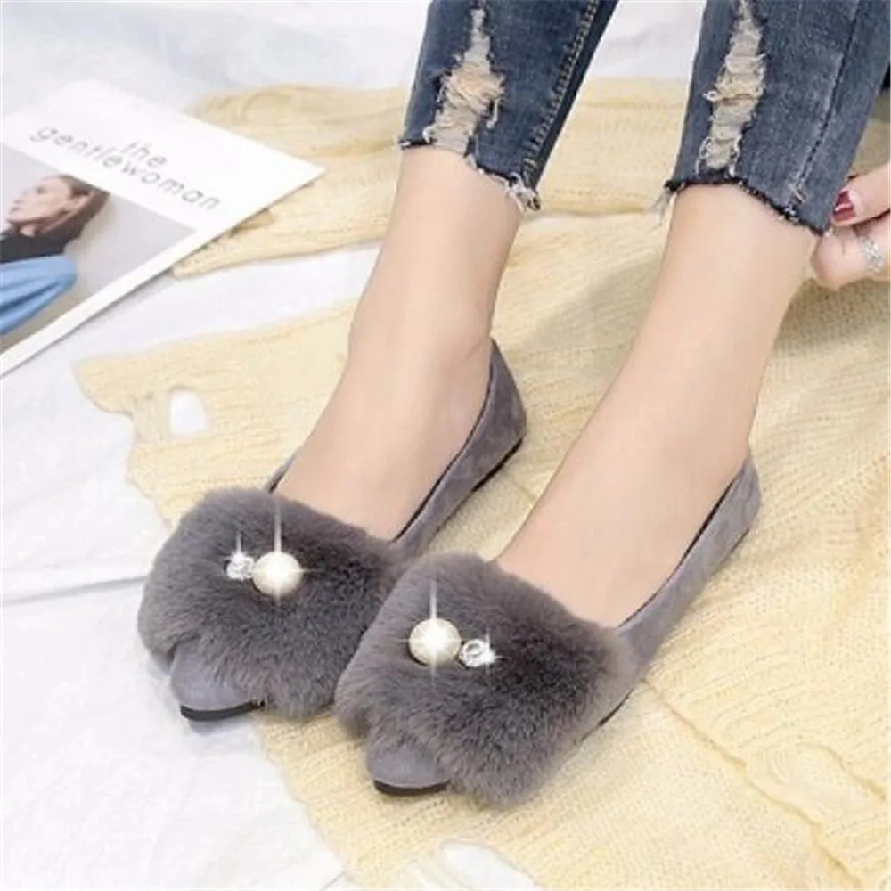 Женская обувь на плоской подошве женская зимние низкие конфеты женские лоферы