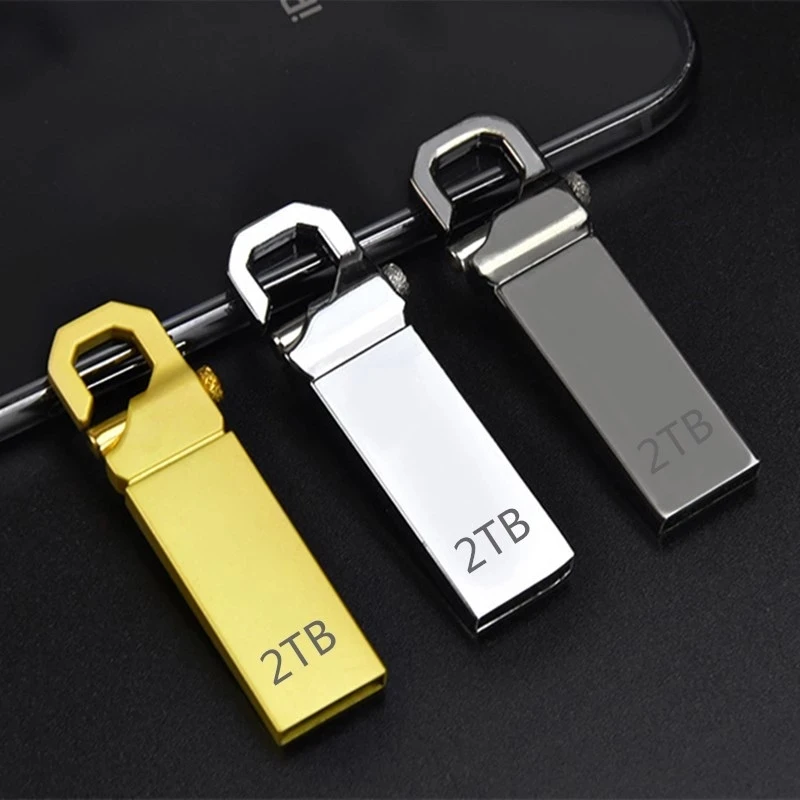 New High Speed USB 3.0 Flash Drive 2TB U Disk External Storage Memory Stick Car keychain deco USB Flash Drive 32GB-2TB