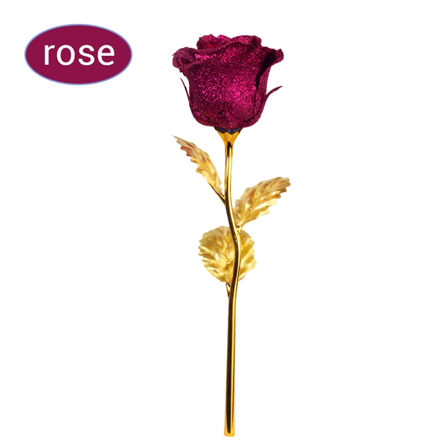 no led rose Романтический Красочный светодиодный сказочный розовый искусственный Галактический цветок розы для подруги, подарок на день Святого Валентина, свадебный Декор для дома - Цвет: no led rose