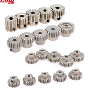 2шт M0.6 3,175 мм 13T 14T 15T 16T 17T 18T 19T 20T 21T 22T 24T 28T 30T 33T Алюминиевый сплав металлический Шестерня двигателя для 110 радиоуправляемая машина
