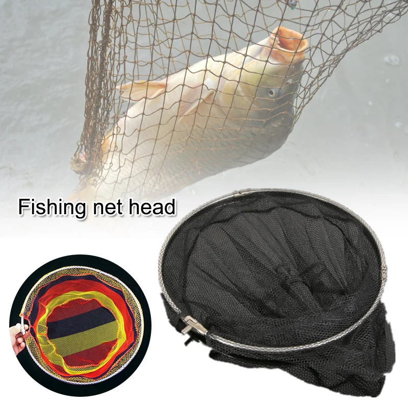 

Folding Fishing Brail Landing Net Head Foldable Nets Depth Landing Dip Accessories SM