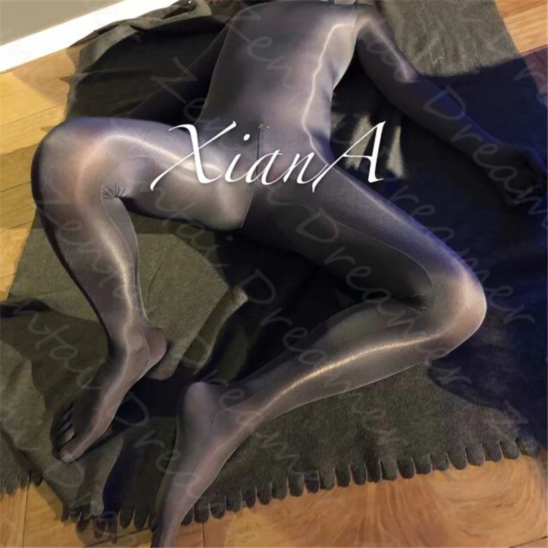 (ZD06 кристалл любовь) роскошные индивидуальные черные блестящие гладкие зентай