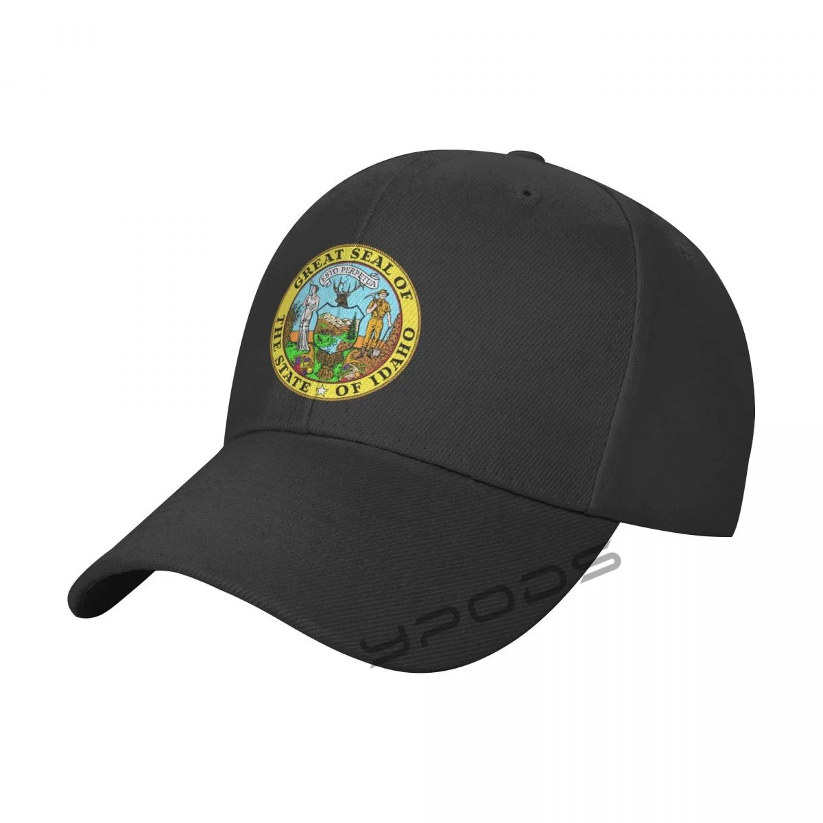 

Plain Solid Color Baseball Caps Seal Of Idaho Multicolor Men Women Visor Hat Adjustable Casual Sports Hats