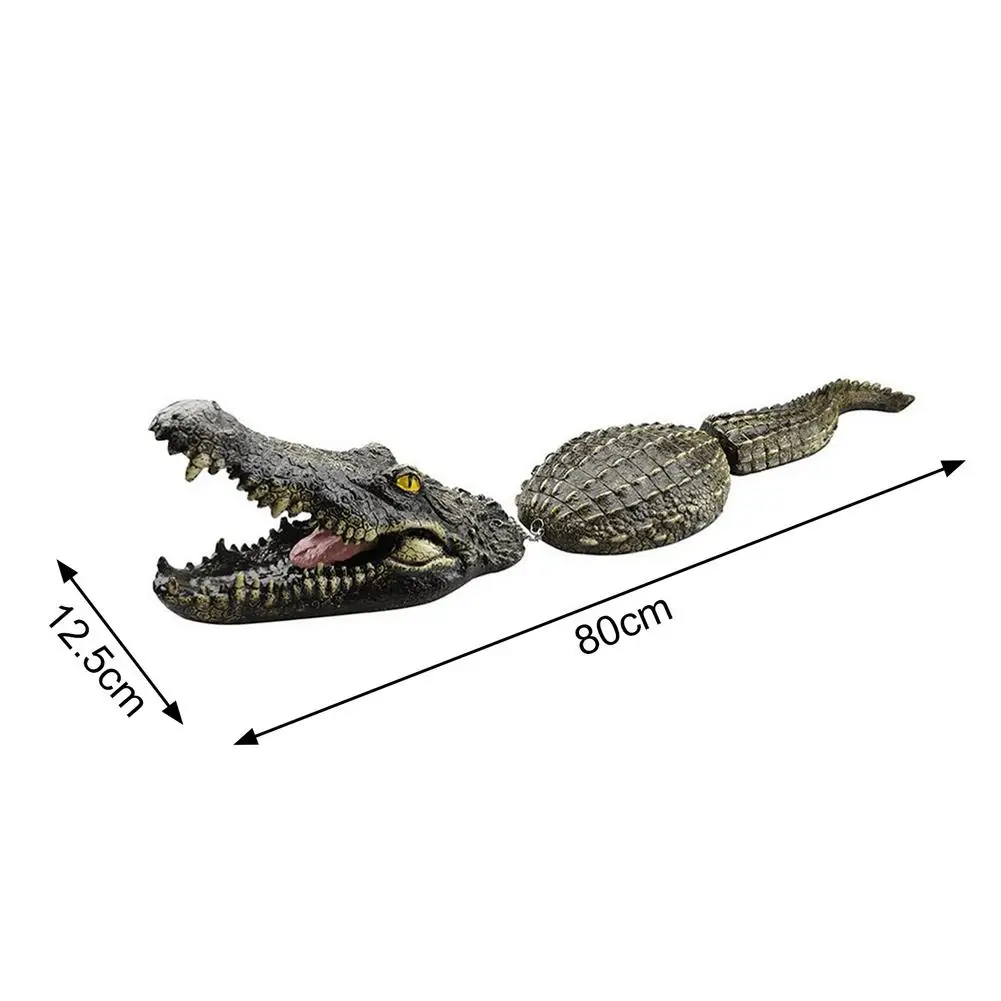 

Garden Decor Floating Crocodile Head Water Decoy Garden Decor Water Features Decorations Imitation Crocodile Fish Pond Decor