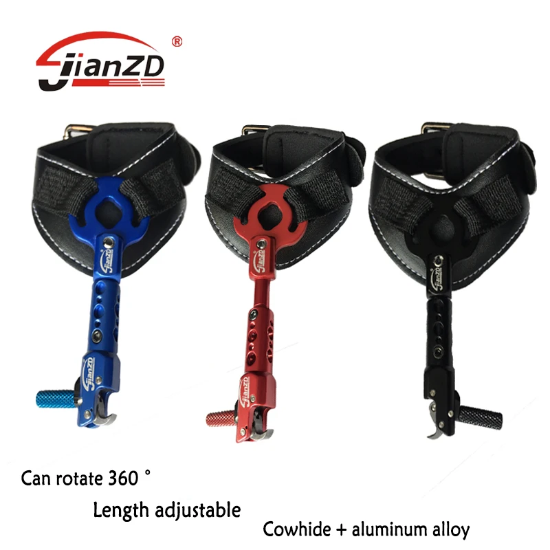 Compound Bow Archery Caliper Release Aid Strap Shooting Pro Arrow Trigger Wristband Outdoor Hunting |