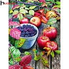 Алмазная живопись Huacan 5d, фрукты, искусство бриллиантов, вышивка, вышивка крестиком, декор для комнаты