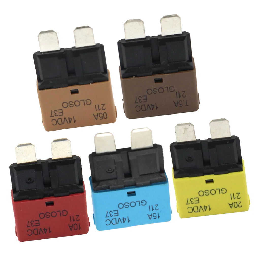 5 шт. Лезвие Предохранитель автоматический выключатель сброс морской 20A/15A/10A/7.5A/5A |