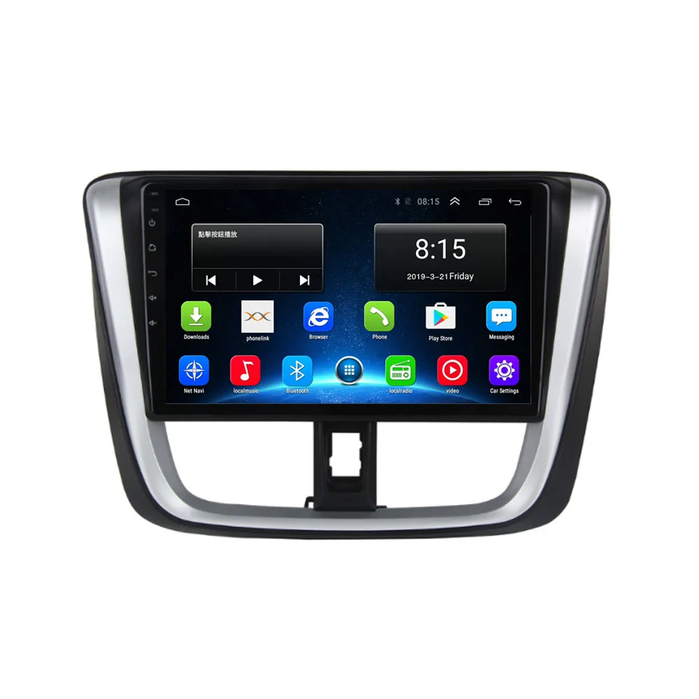 10 1 &quot4G LTE Android 8 подходит для TOYOTA VIOS YARIS 2017 мультимедийный стерео автомобильный dvd