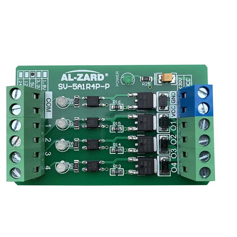 4 канальный электромагнитный клапан драйвер платы PNP выход PLC усилитель мощности
