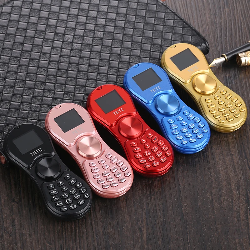 12 ручная вертушка Кнопка мобильный телефон Dual Sim карты стресс палец пожилых