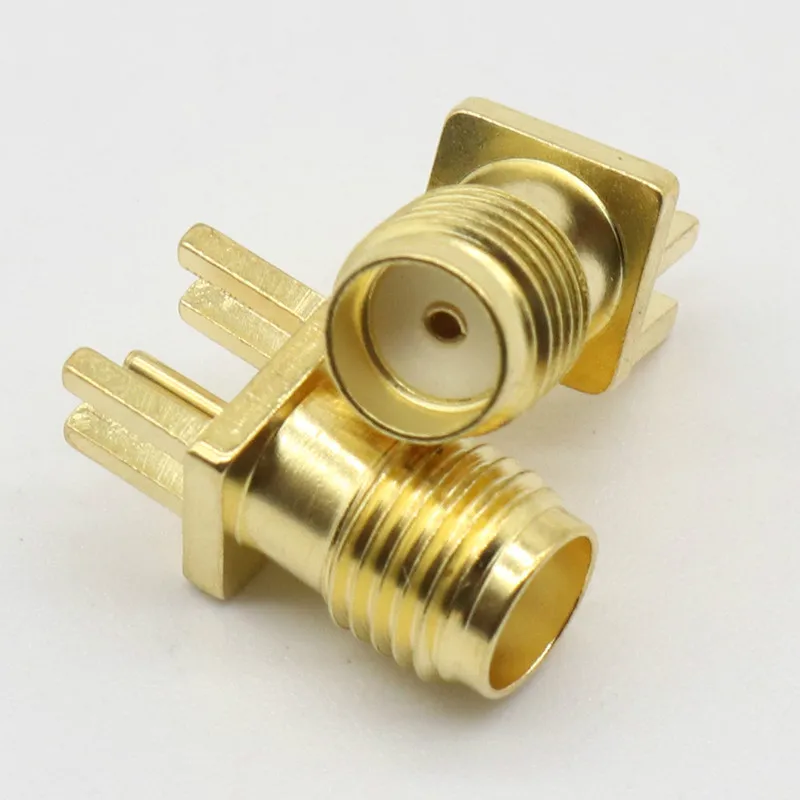 

2017 Hot 5pcs End Launch PCB Mount SMA Female Plug Straight RF connector Adapter