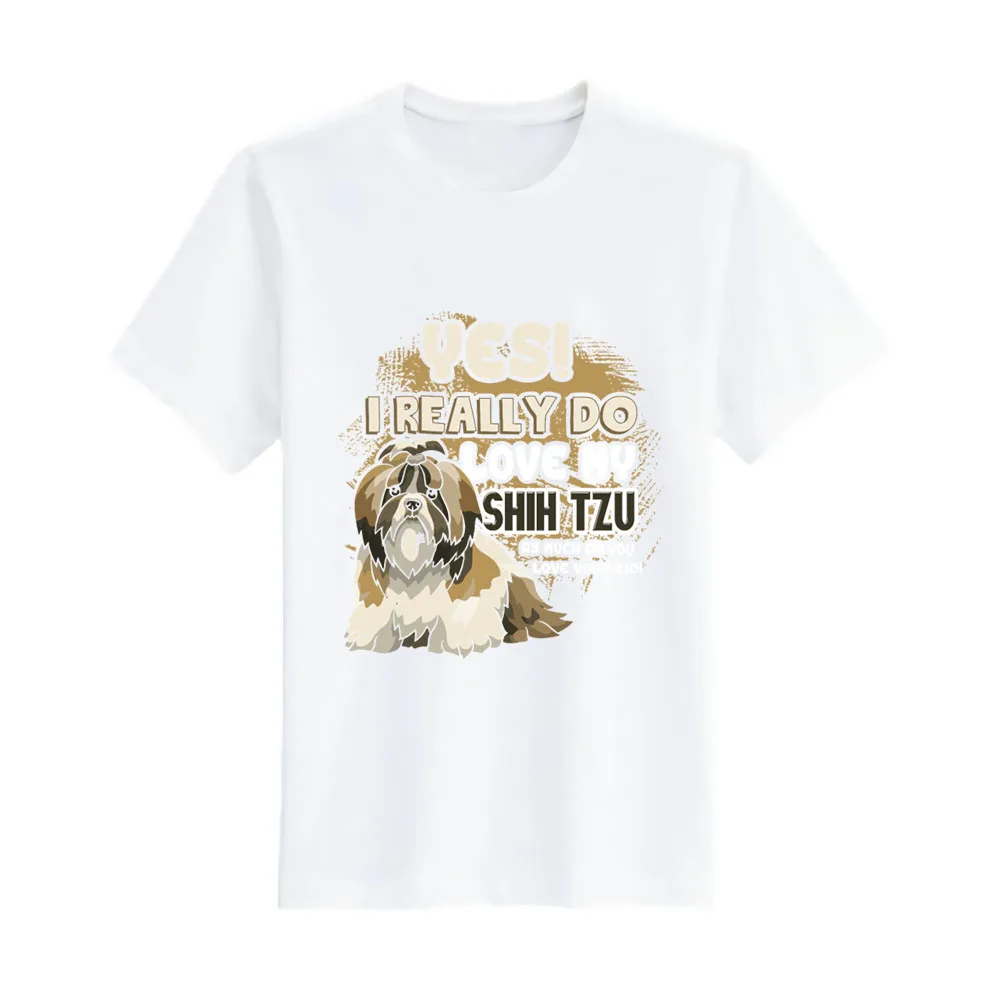 

Graphic Retro Kawaii T Shirt Love Shih Tzu Shirt Mens 5050 Top Mens Harajuku Anime Best Seller T-shirt