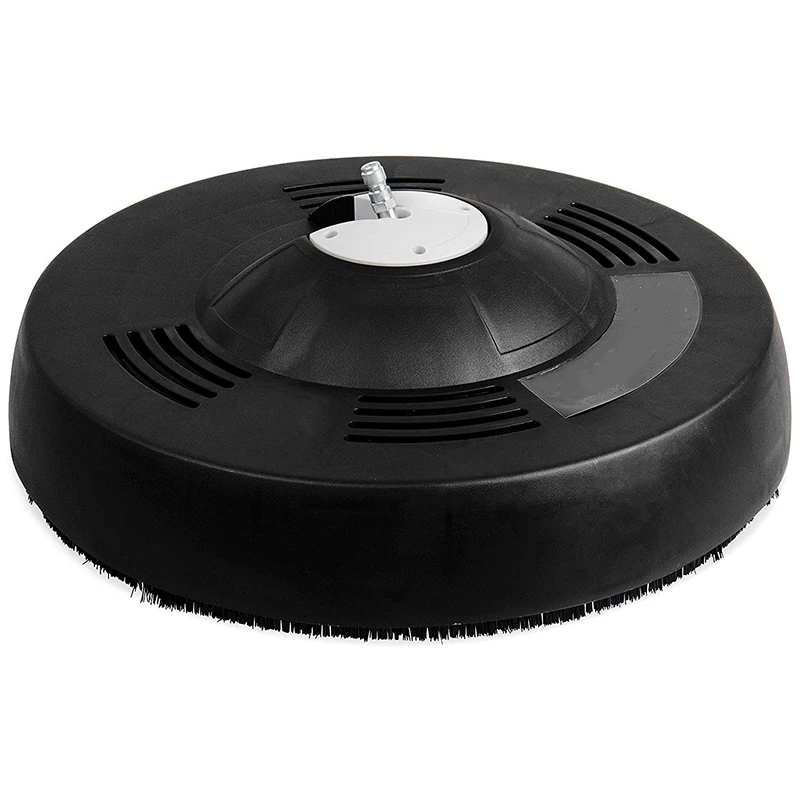 

Pressure Washer Accessories Disc Surface Cleaner Attachment with Rotating Jets to a Driveway