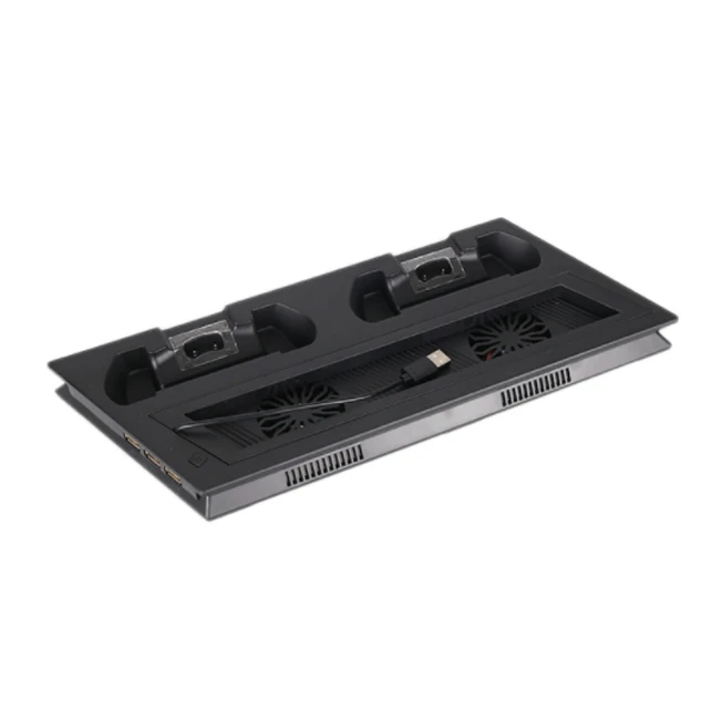 Вертикальная подставка с охлаждающим вентилятором для PS4 Slim/Pro/Обычная Playstation 4