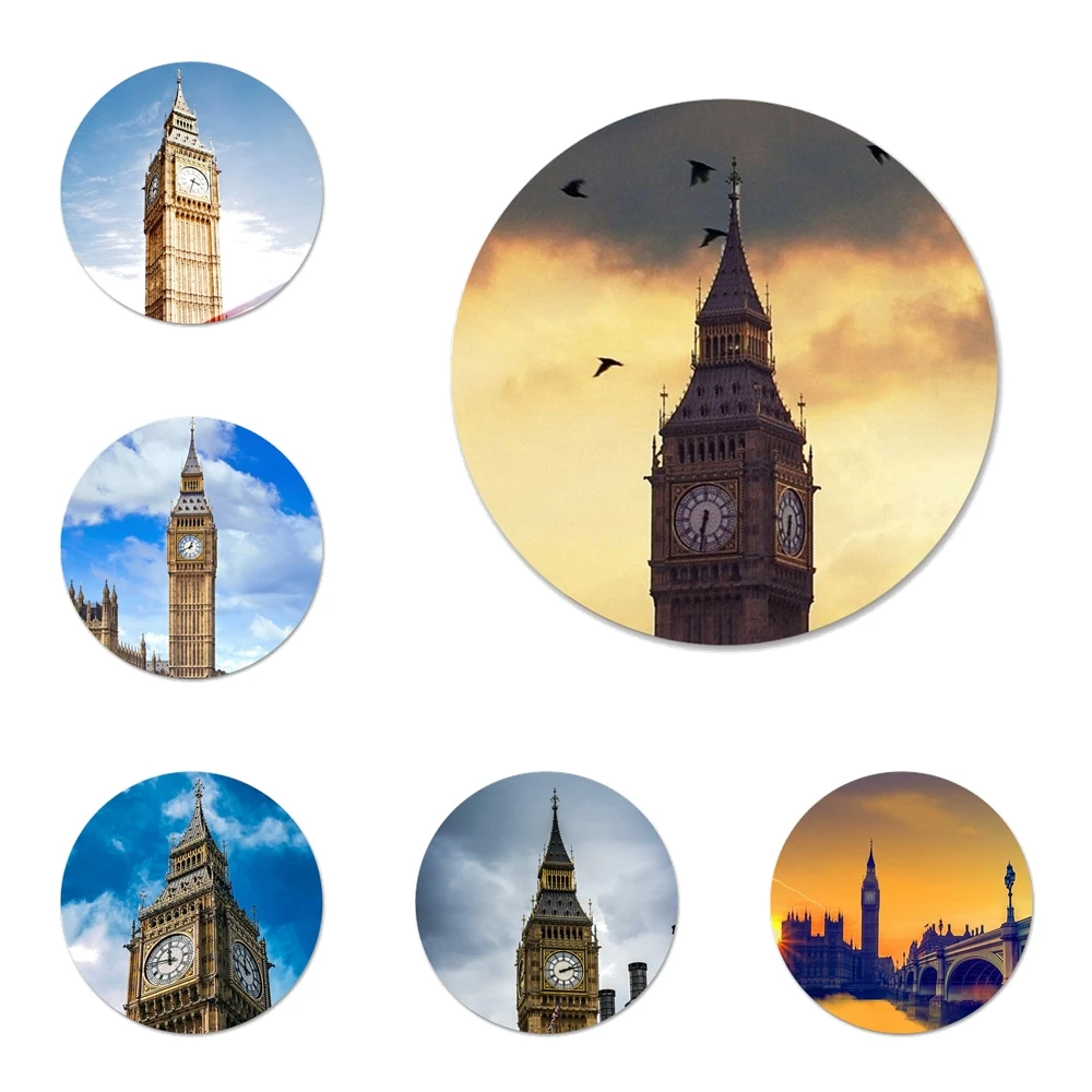 Флаг Великобритании лондонским Биг Беном значок брошь заколка аксессуары для