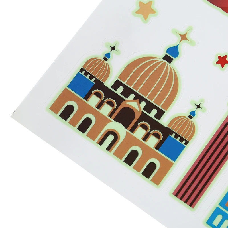 Флуоресцентные наклейки для детской спальни светящиеся звезды ведьма милые