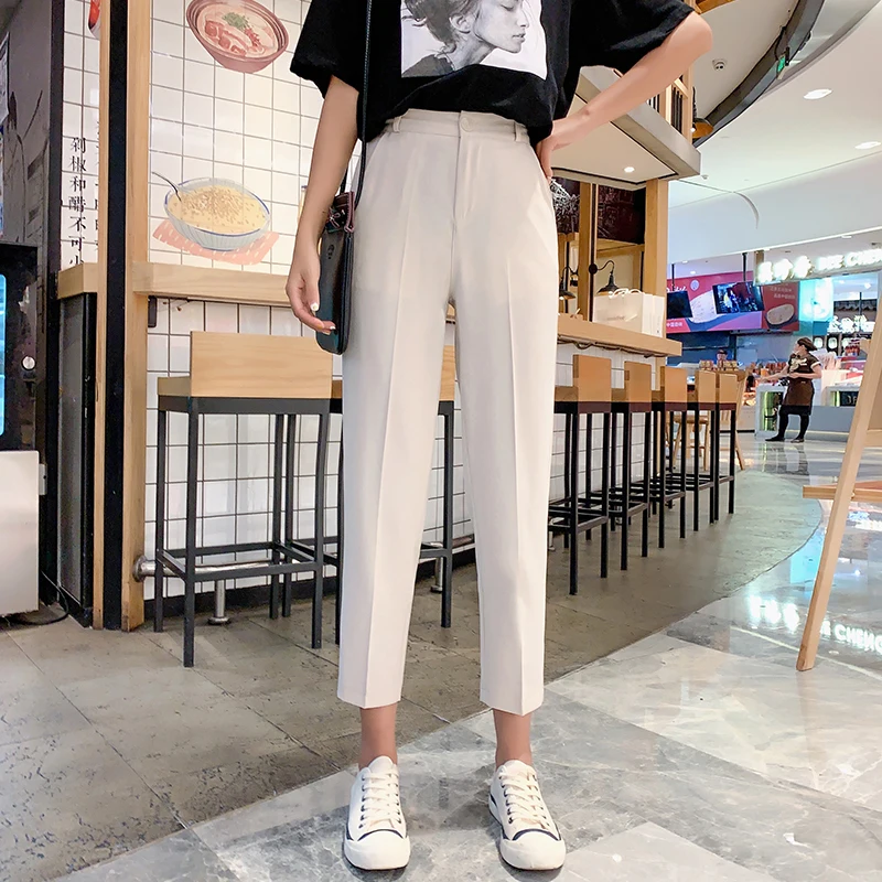 Брюки-карандаш женские стрейчевые модные элегантные брюки для офиса и работы